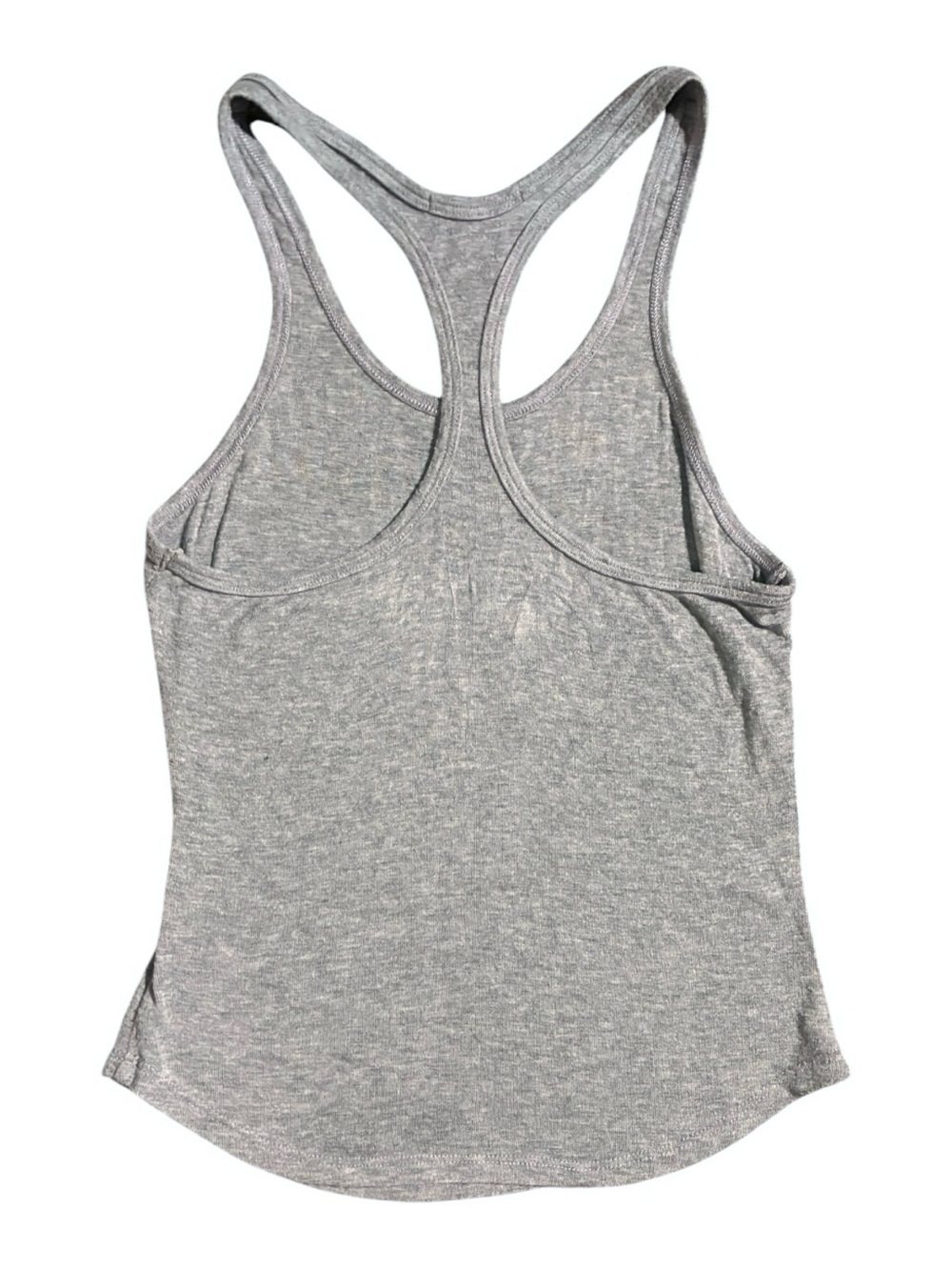 The Line By K Gray Ribbed Racerback Tank - Picture 2 of 4